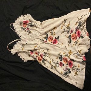 FLORAL ROMPER SIZE L